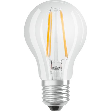 OSRAM Ampoule LED - E27 - Warm White - 2700 K - 7 W - remplacement pour 60-W-Incandescent bulb - clair - LED THREE STEP DIM CLASSIC A (1/4)