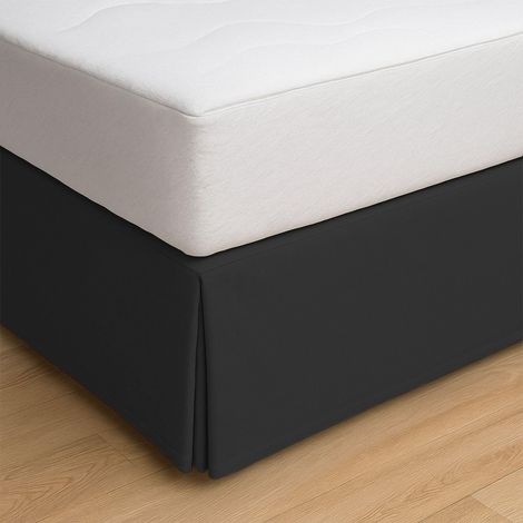 Couvre canapé lit 140 cm, Taille Jupon, 140 x 190/200 cm - Housse de canapé Couleur Noire, Ajustement antidérapant et Respirant, 100% fabriqué en Espagne (1/5)