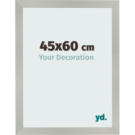 yd. - Cadre photo 45x60 - Argent Mat - MDF - Bologna (1/5)