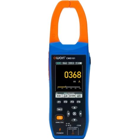 Pinza amperimétrica, verdadero valor eficaz (True RMS), diseño multifuncional, SMD101 (1/2)