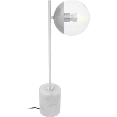 Interiors by Premier Elegant Chrome Finish Table Lamp, Contemporary Bedside Table Light, Easily Maintained Tall Bedside Lamp (1/5)