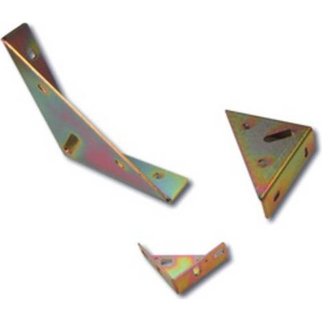 50 x ANGOLO DI RINFORZO 1,5X 50X 50 MM ACCIAIO TROPIC