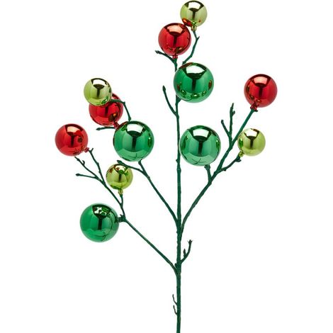 Ramo decorativo con sfere per decorazioni e composizioni floreali h 53 cm (1/3)