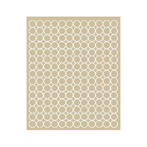 Pegatinas circulares de 1,5 cm, pegatinas circulares con puntos, 180 unidades, color beige brillante.