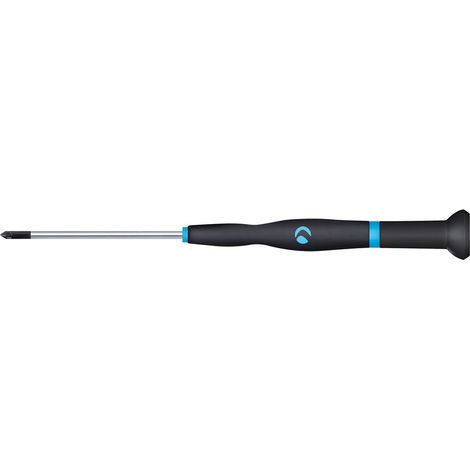 Tournevis de précision WITTRON PZ0x3 avec embout Pozidriv et poignée ergonomique.