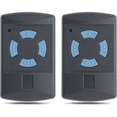Paquet de 2 Télécommandes Porte de Garage 868 MHz Compatible HSM4-868 HSE2-868 HS4-868 HSM2-868 (1/4)