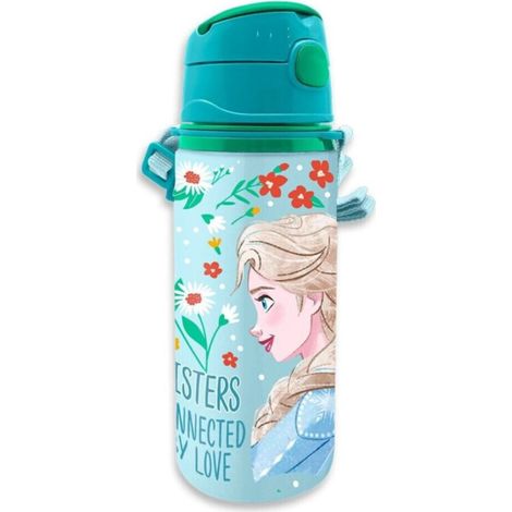 Gourde avec paille intégrée La Reine Des Neiges Elsa - 500 ml (1/4)