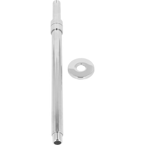 Pommeau de douche effet pluie à fixation plafond de 70 cm (27,6 po), bras de douche réglable, bras d'extension de douche en acier inoxydable (1/5)