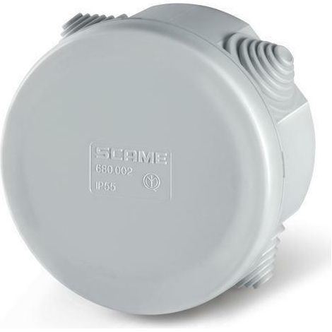 Scame scatola derivazione d.80 con passacavi ip55 scatola a pparete 680.002