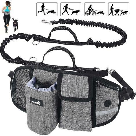 Correa para perros Pecute, manos libres, para perros de hasta 110 kg, cómoda y resistente a los golpes. (1/5)