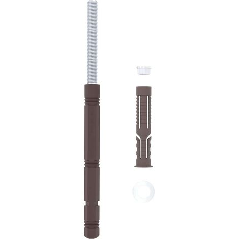 Support de étagère flottante 12 pcs Marron 14 x 210 mm Acier CFW59667 (1/5)