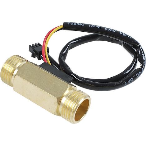 1/2PT Wasserdurchflusssensor-Schalter-Steuergerät Durchflussmesser 1,5-30 l/min--