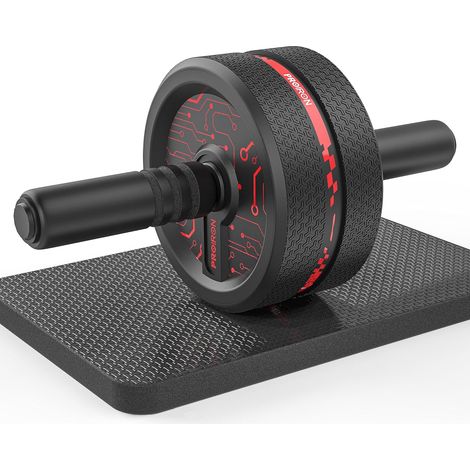 Roue Abdominale, Ab Roller Wheel avec Tapis Genoux, pour Abdominaux (1/5)