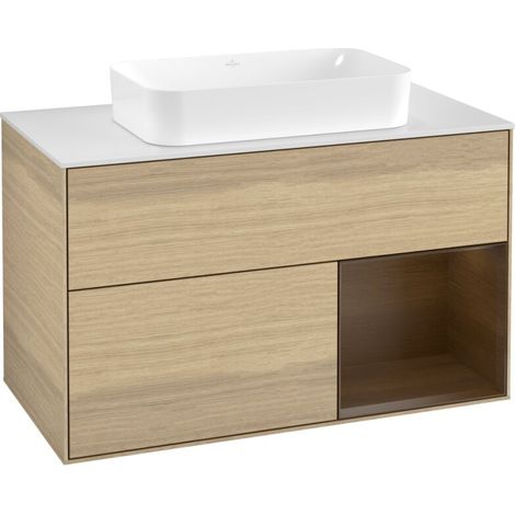 Villeroy & Boch F661GNPC Meuble sous-vasque Finion F66 (1/2)