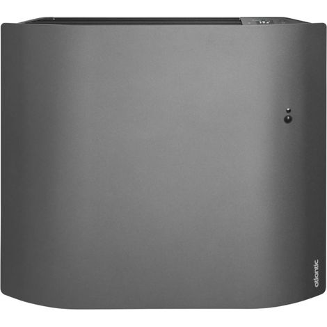 Radiateur électrique connecté horizontal à chaleur douce 1500W, gris - Divali, Atlantic