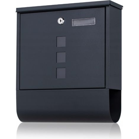 BOÎTE AUX LETTRES ORNO HAÏTI ANTHRACITE (1/2)
