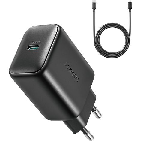 Joyroom JR-TCF23 Wandladegerät mit C-C-Kabel 25W 1m (schwarz) (1/5)