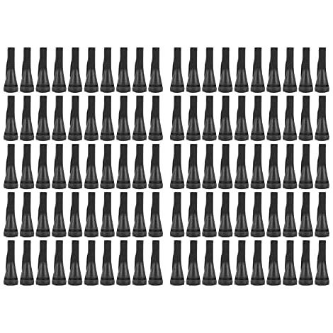 100 PCS Doigts De Plumeuse De Poulet pour Machine De Plumeuse De Volaille, Épilation en Poultry Epilator Caoutchouc Doigt Plumeuse Picker pour Poulet, Canard, Plumes D'oies (Le Noir) (1/5)