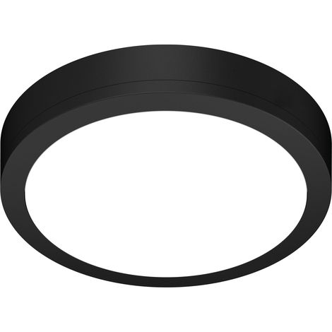 plafonnier ou applique - aric - cct - 3/4/5700k - ip65 - noir - aric 51527 (1/5)