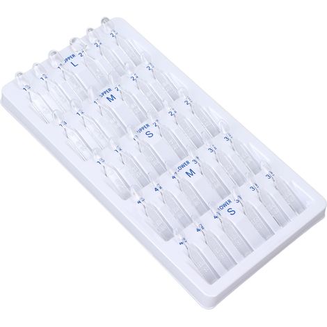 Kit de 30 facettes dentaires en plastique résistant à la chaleur, pour blanchiment, soins à domicile ou usage clinique.