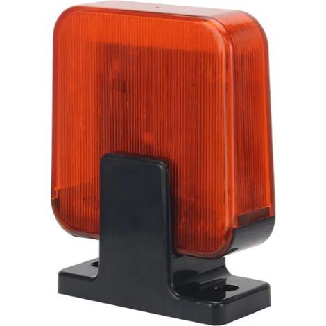 Témoin Lumineux,LED Clignotant Voyant d'avertissement 12-265V AC/DC Lampe d'alarme pour Porte de Garage extérieur Mural LED Signal Lumineux d'alarme (1/5)