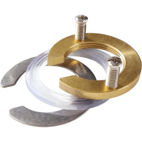 31mm Tap Fixing Nut Kit, Monobloc Faucet Fixing Kit, for Hot and Cold Water Taps in Kitchen Sinks, Brass (1/5)