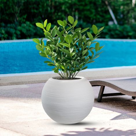 Vaso Botticelli Bianco diam.40×33 cm da Interno ed Esterno (1/4)