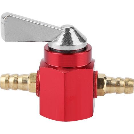 1 pc réservoir de carburant interrupteur robinet valve Petcock moto ATV Quad (rouge) (1/5)
