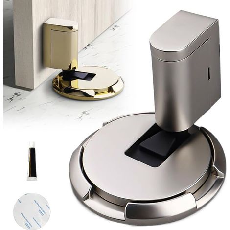 Türkeil, Türstopper, magnetischer Türstopper aus Metall, magnetischer Türriegel für Zuhause, gebürstet