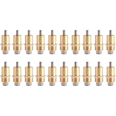 20 pièces Ensemble de tétines pour abreuvoir de Lapin, Type Long, abreuvoir à tétine pour Lapin, Outil d'eau Potable, Accessoires de Cage pour Petits Animaux, Fournitures (1/5)