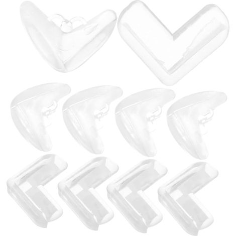 Lot de 20 protège-coins transparents pour meubles, protège-tables (1/5)