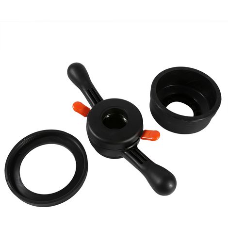 Écrou papillon à démontage rapide pour équilibreuse de roue, outil de changement de pneu, filetage 38 mm, pas de 3 mm (1/2)