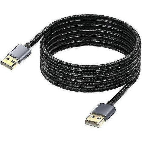 Câble d'extension USB 2.0 type A mâle-mâle de 10 m et 480 Mbps pour appareil photo numérique, imprimante et scanner (voir photo, Shop 516 Edition 0515) (1/5)