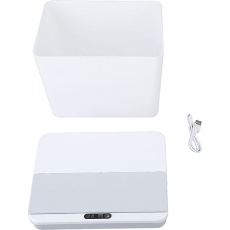 Smart Trash Can 8L Capacity Touchless USB Rechargeable Automatic Induction Electric Waste Bins for Bathroom Kitchen Living Room (1/5)