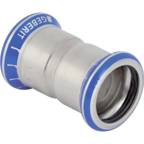 Geberit Mapress Acero inoxidable Manguito (sin LABS), DN 65, 82009