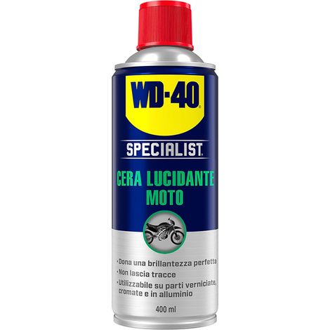 Cera Lucidante per Moto Wd 40 in Alluminio 400 ml