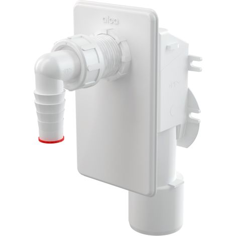 Sifone per lavatrice a incasso, bianco DN40 e DN50