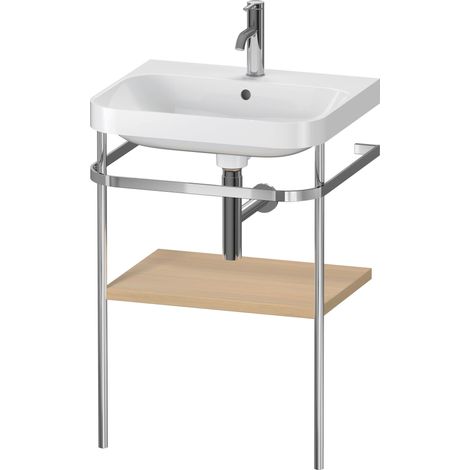 Duravit Happy D.2 Plus c-shaped Set avec console métallique,