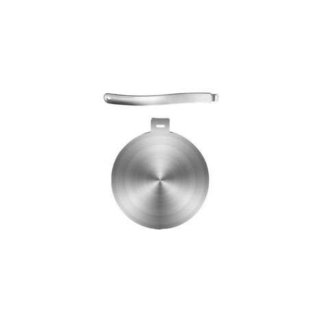 Plaque conductrice de chaleur en acier inoxydable adaptée aux plaques de cuisson à induction, aux ustensiles de cuisine et aux accessoires de cuisine (20 cm).