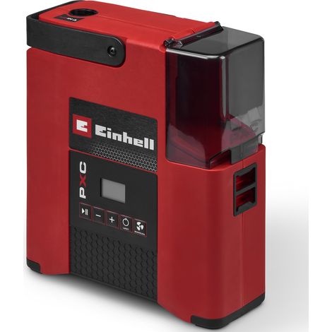 Einhell Akku-SUP-Pumpe SUPPERO 18/380 PXC (18 V, Inflation + Deflation, max. 1,38 bar / 20 PSI, max. 380 L/min, Auto-Stop, Tragegurt, inkl. 7 Adapter, ohne Akku)