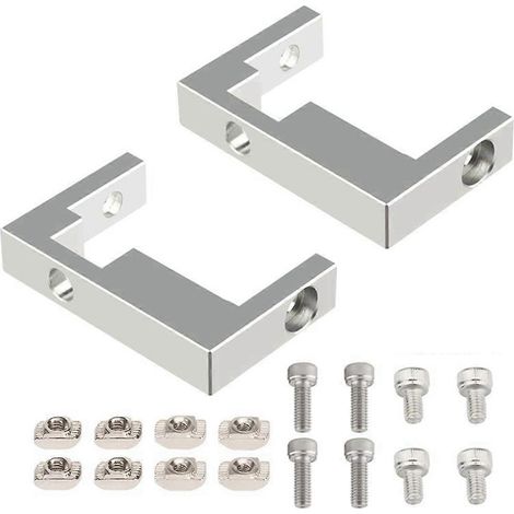 Support de fixation pour profilé en aluminium MGN12, bloc de fixation pour guidage linéaire avec vis, compatible avec la série 3 2040 (1/4)