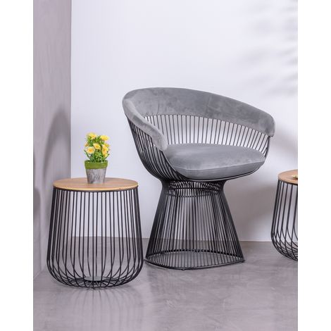 Nest Dream - Beistelltisch aus Eschenholz - Zurich - Schwarz (1/5)