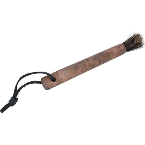 Brosse de nettoyage pour café moulu, bois de noyer, brosse à café pour moulin à grains, soies de porc, outil de dépoussiérage pour machine à café. (1/5)
