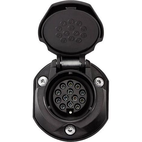 SecoRüt 30135 Presa rimorchio [Presa a 13 poli - Spina a 13 poli] Plastica ABS