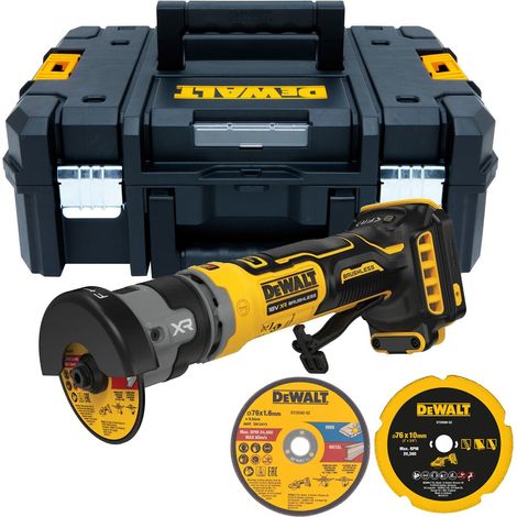 DEWALT DCG430N XR Brushless 76mm Compact Body Grip Cut Off Tool 18V Bare + Tstak (1/5)
