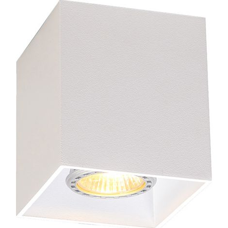 QAZQA Faretto moderno bianco - Qubo 1