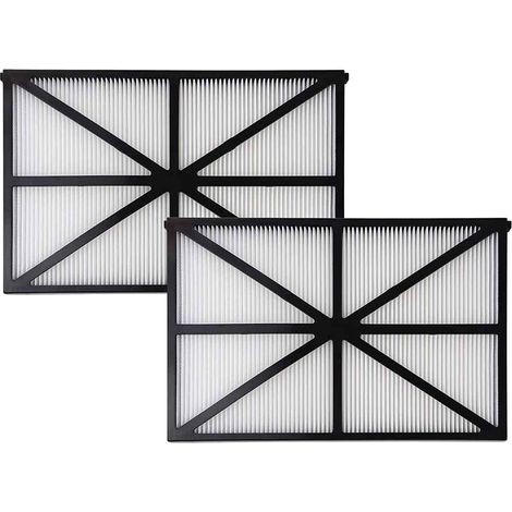 Lot de 2 Panneau de filtration, 5 microns, Accessoire pour robot de piscine, Compatible Tiger Shark Aqua Vac (1/5)