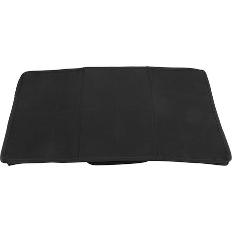 Pochette de rangement pour télécommande avec porte-gobelet, à suspendre sur accoudoir de canapé (Noir) (1/5)