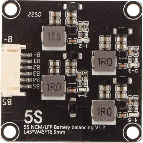Module d'équilibrage actif pour batterie au lithium, carte de transfert d'énergie par inductance 2,0 V-4,5 V 1,2 A 5S (1/5)