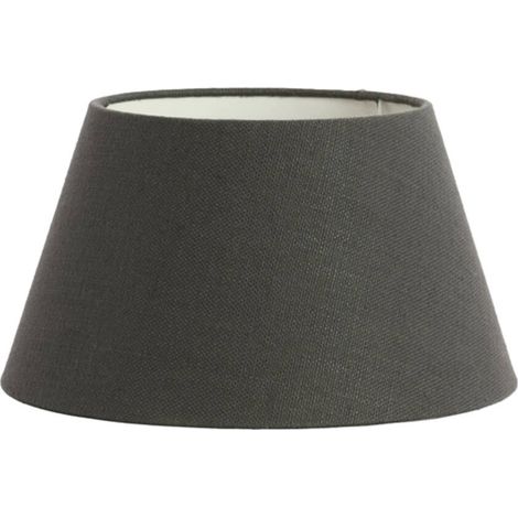Light & Living - lampenschirm - Livigno - grau - textil - Ø 19cm (1/3)